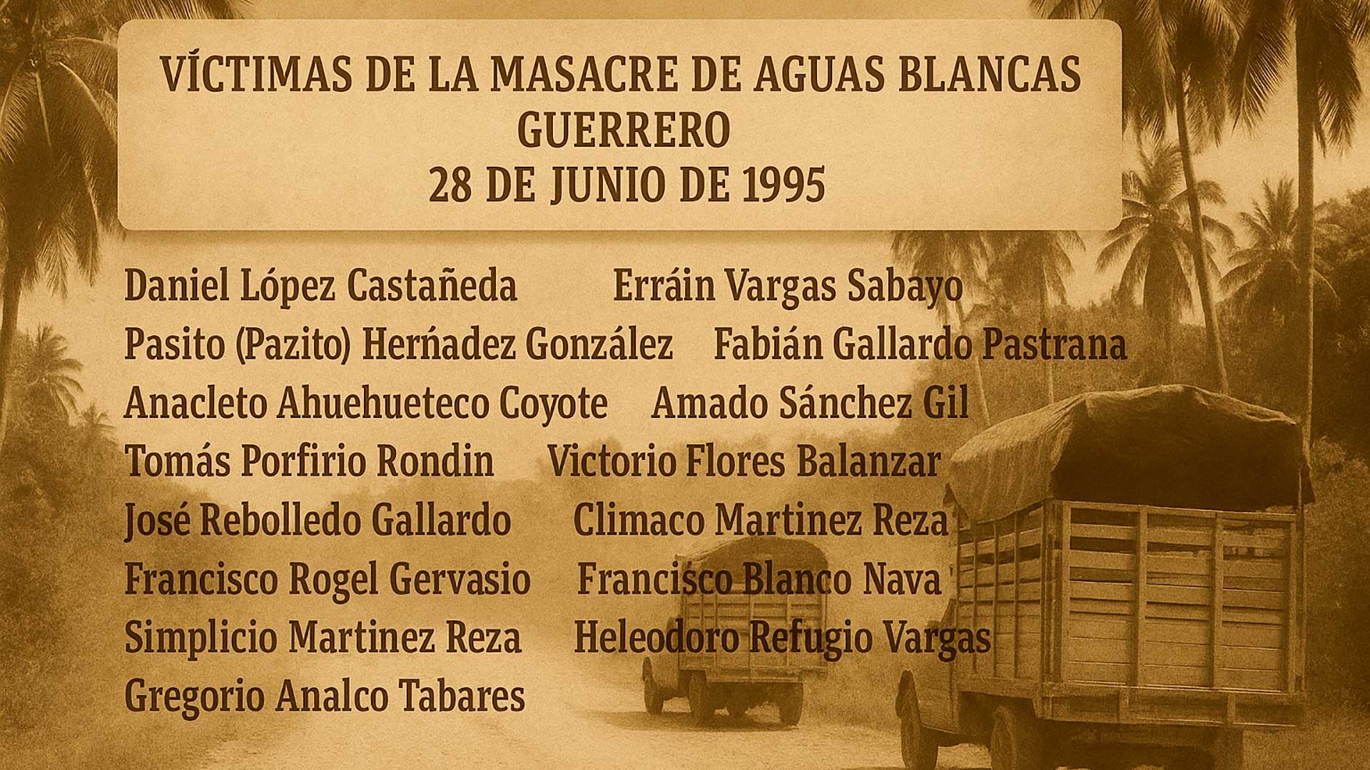 Treinta Años de Aguas Blancas: La Memoria como Santuario de la Justicia