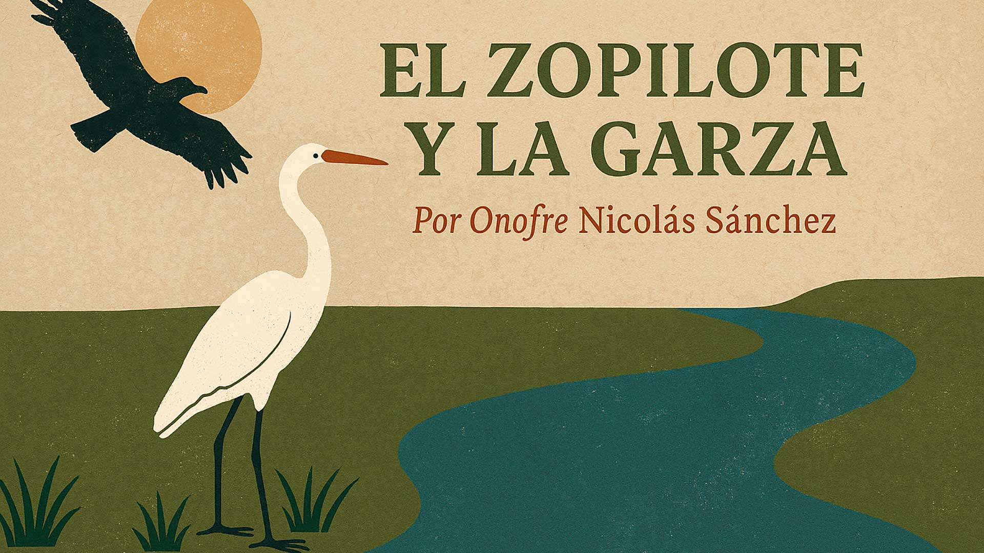 EL ZOPILOTE Y LA GARZA