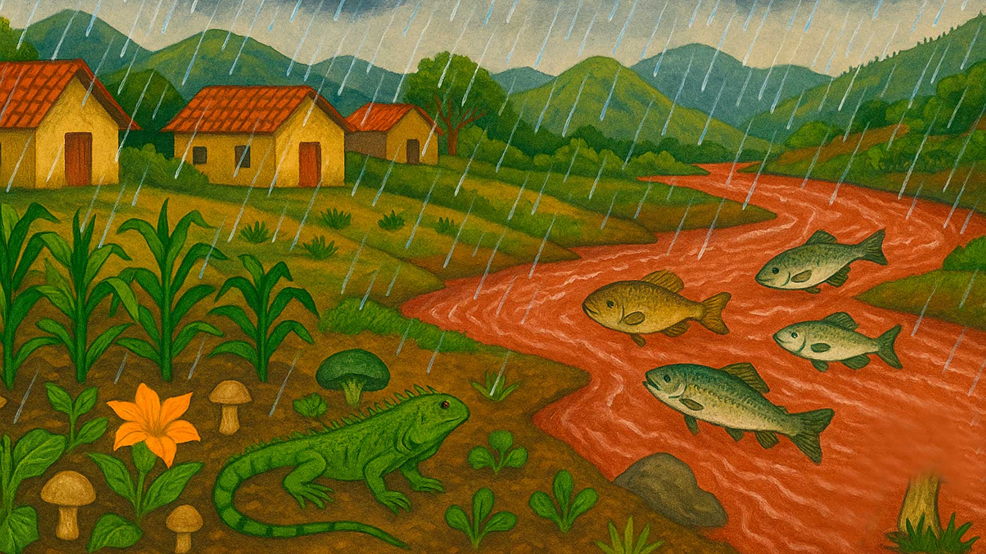 Poesía indígena contemporánea: la lluvia como memoria viva del territorio