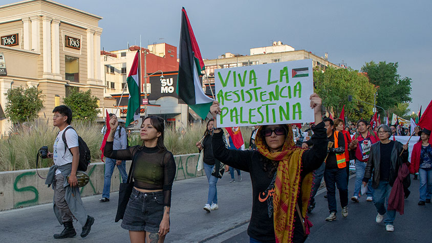 Solidaridad con Palestina en CDMX: crónica del 29 de noviembre 2025