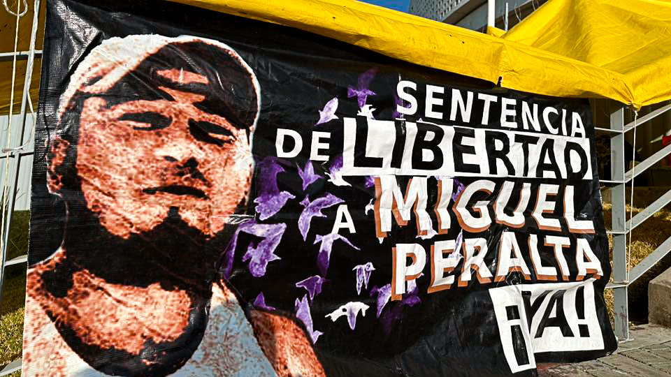 La libertad no puede esperar: plantón por Miguel Peralta