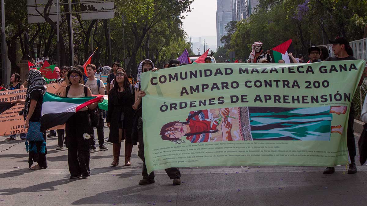 Presos políticos en México y Palestina