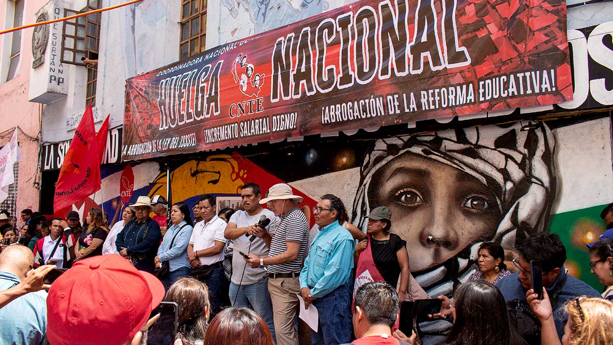CNTE plantón 2026: memoria del magisterio